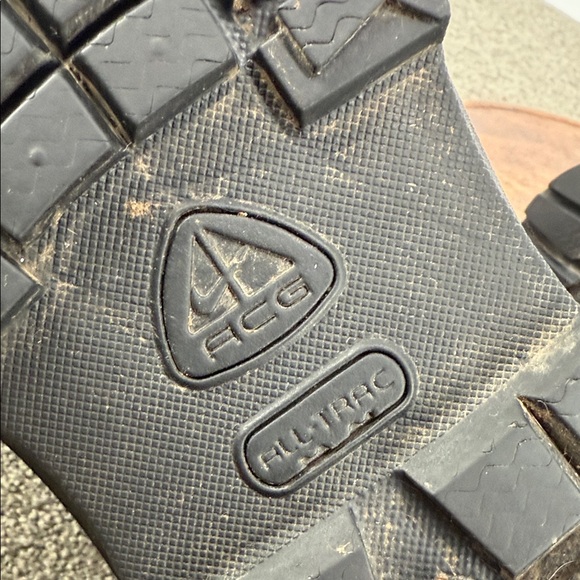 Nike Shoes Mens 11.5 Air Max Goadome ACG Black Leather 6" Waterproof Boots Lace - Picture 14 of 16